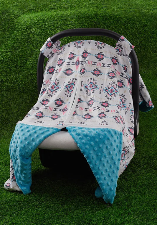 Multi Aztec Print Car Seat Cover
