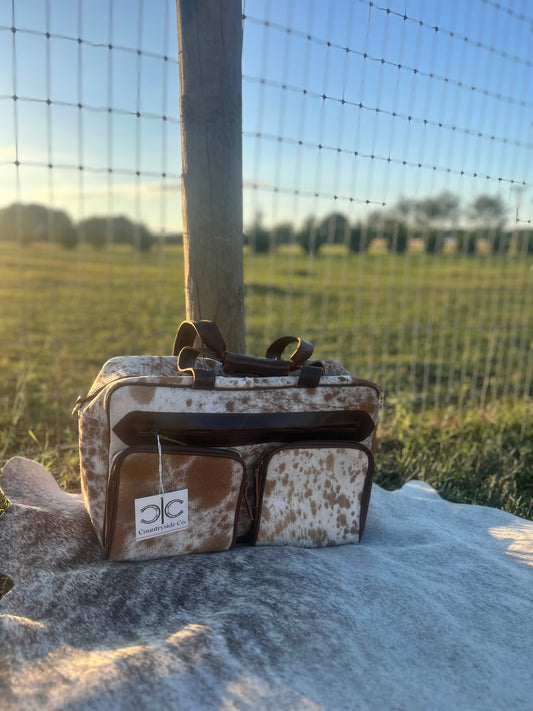 Saddlemen Cowhide Duffle Travel Bag