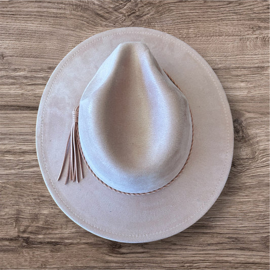 Dusty Pink Youth Suede Hat