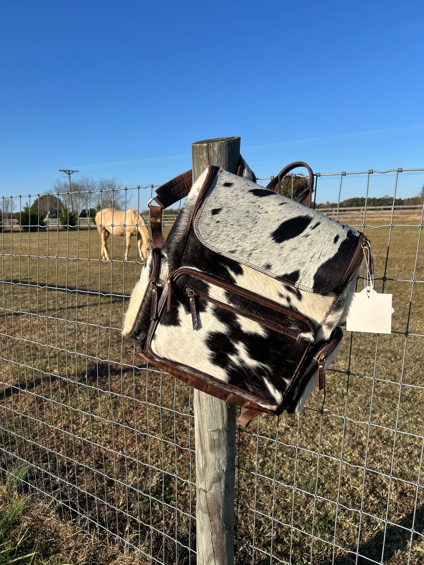 Boulder Cowhide Backpack