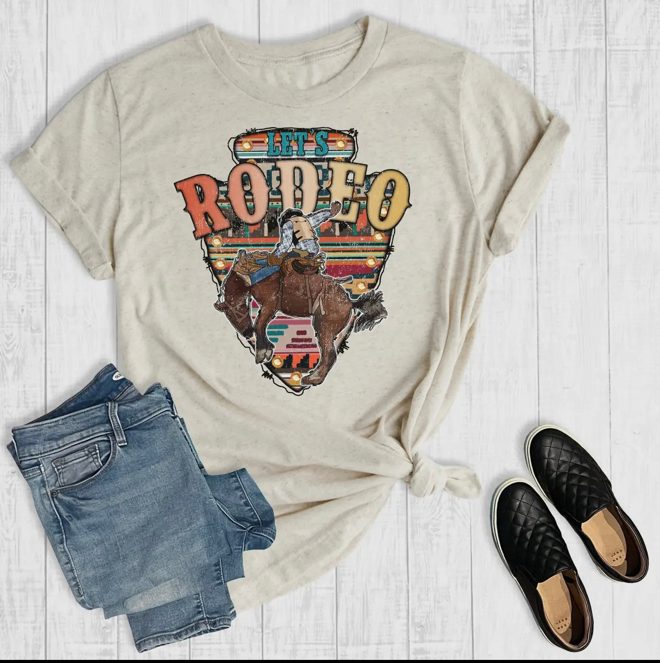 Western Let’s Rodeo Graphic T